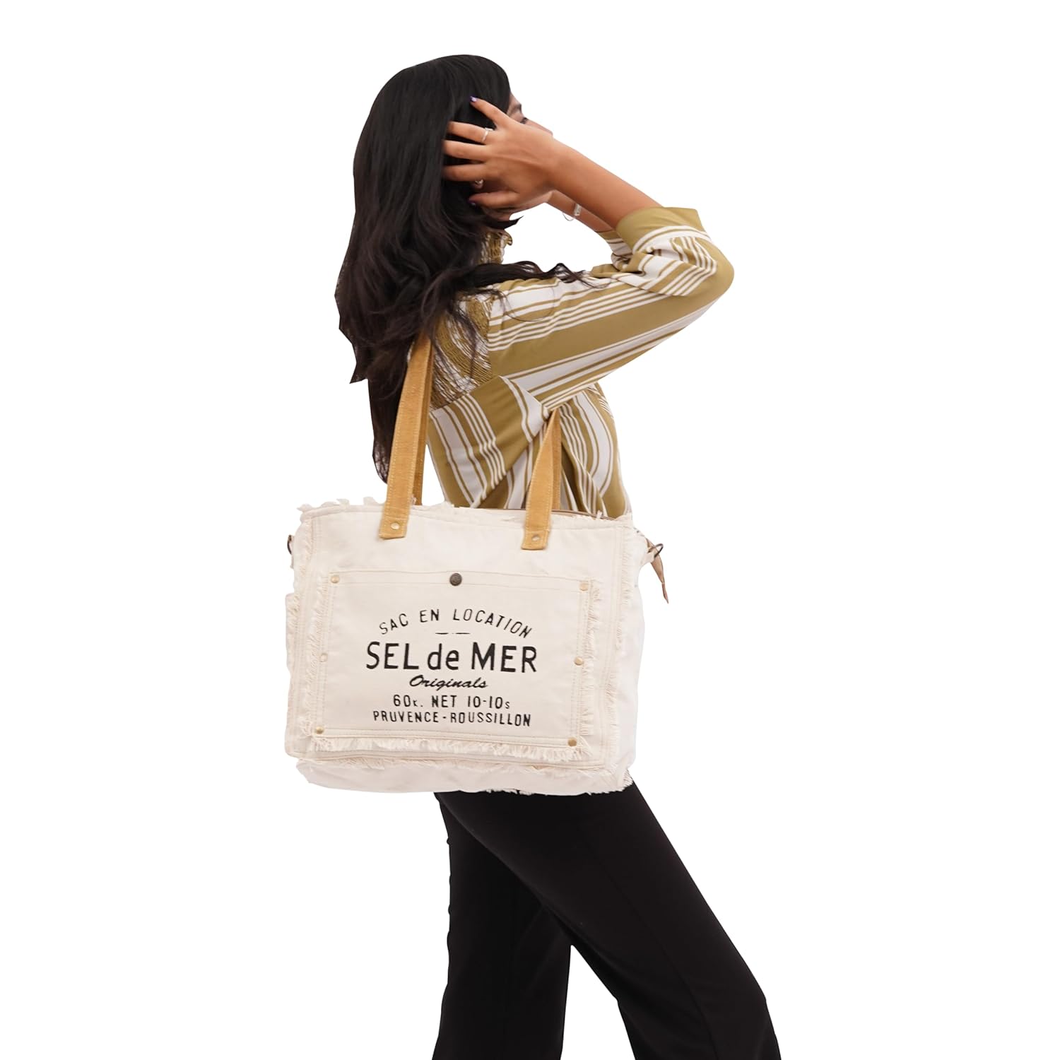 Canvas Crossbody Bag & Tote Bag-4